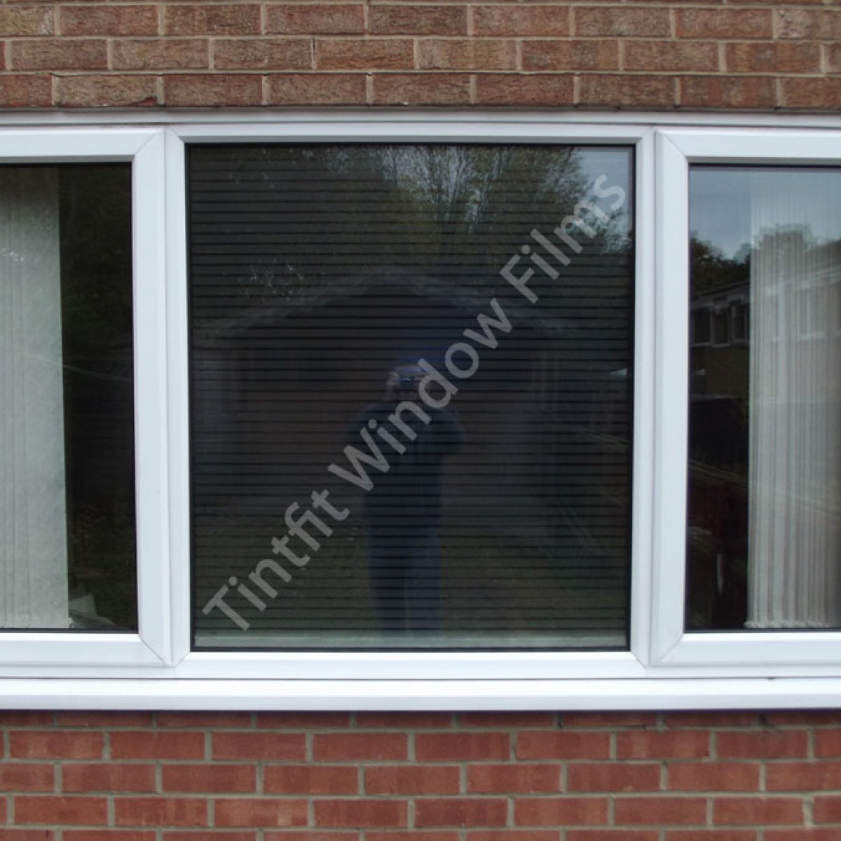 Frosted 18mm Lines Window Film